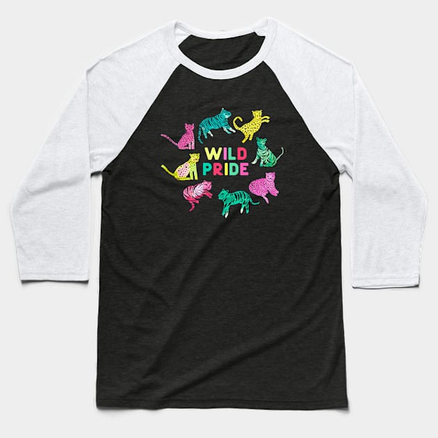 Wild Tigers Pride Baseball T-Shirt by ninoladesign